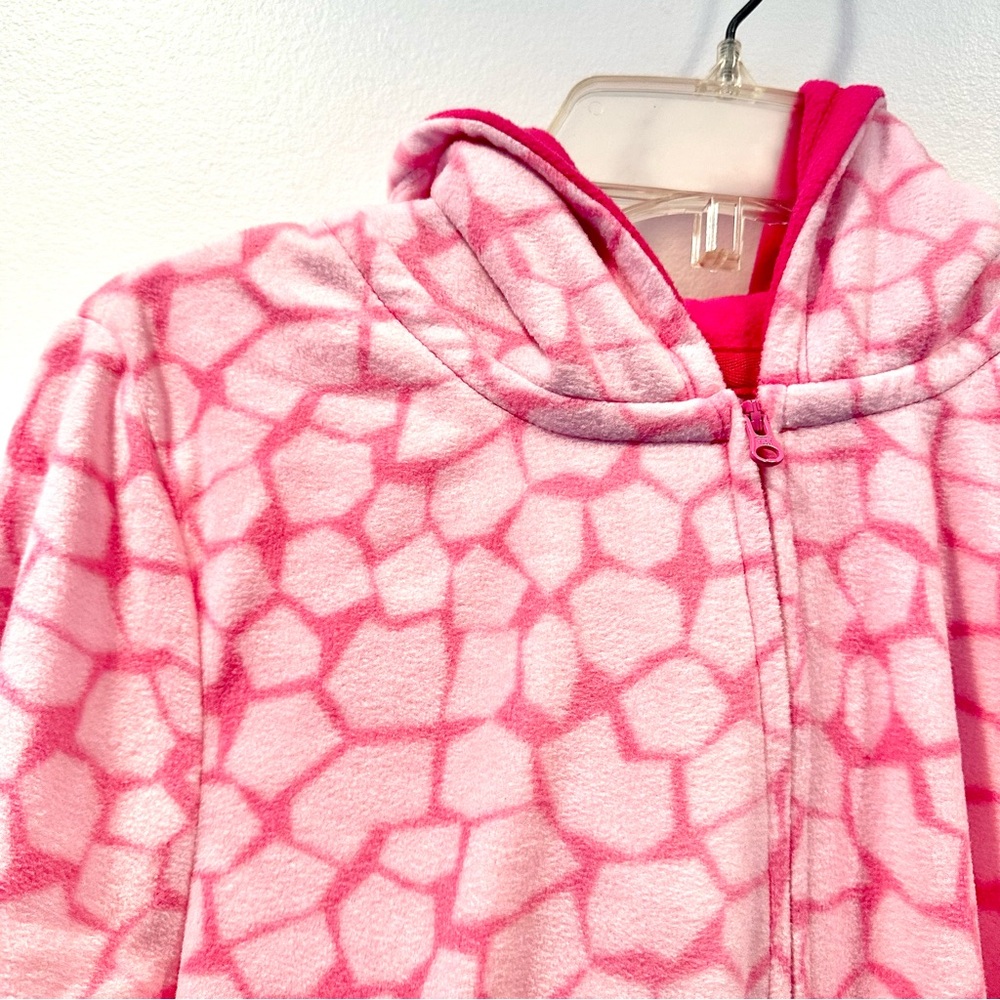 NWOT The Children's Place Women's Pink Dinosaur/Monster Hood Onesie, Size S - Picture 7 of 10